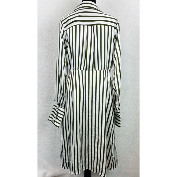 (NWT) LINE & DOT • Charlotte Striped Long Sleeve Shirt Dress - Picture 8 of 16